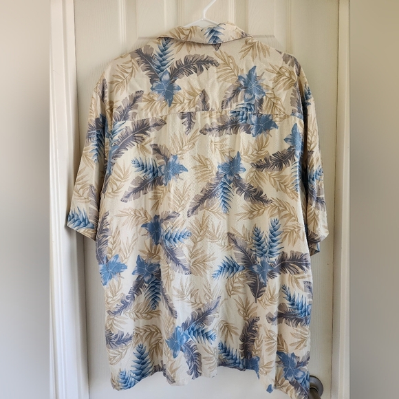 Banana Cabana Mens XL Tropical Hawaiian Button Down Short Sleeve Shirt - Picture 6 of 6
